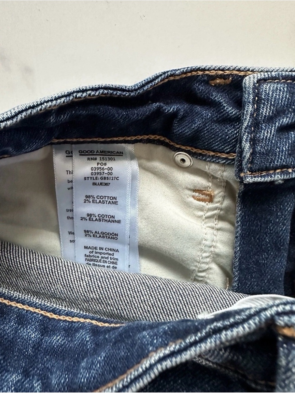 Good American Bermuda Denim Shorts - Picture 3 of 4